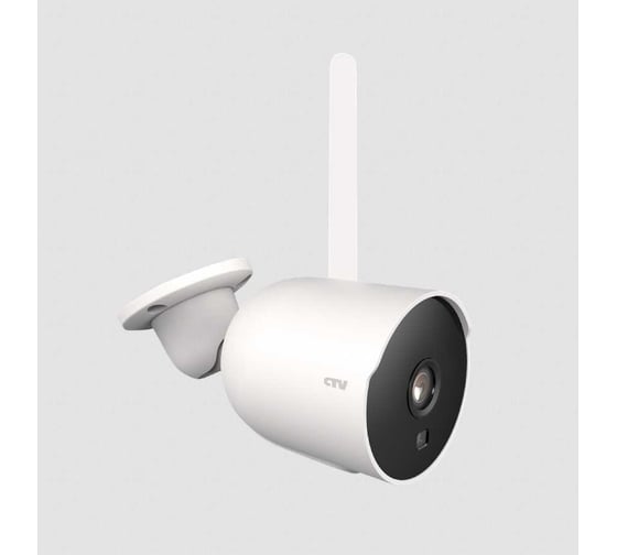 Изображение товара Wi-Fi видеокамера CTV -Cam B10, с разрешением 3Мп, корпус из ABS пластика, с функцией "День/Ночь", 18 ИК-диодов, детекция движения, аудио, поддержка P2P 10-0000900