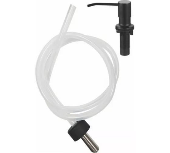 Изображение товара Встраиваемый диспенсер для жидкого мыла с удлинительной трубкой SPLENKA 100 см, черный S710.02.06