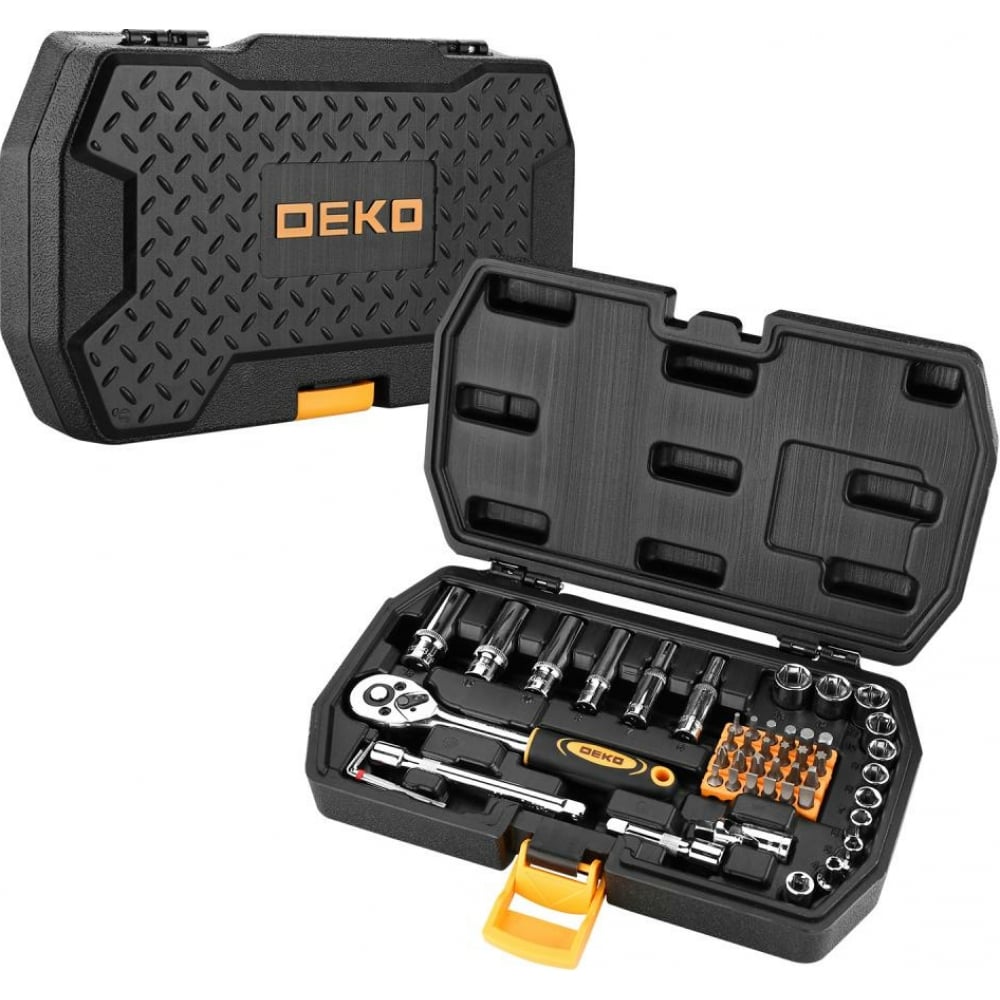 Набор инструментов для автомобиля DEKO присоединительный набор royal thermo 1 2 серый