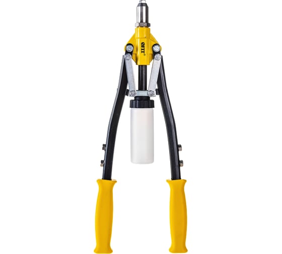 Изображение товара Усиленный заклепочник FIT с длинными ручками, пластиковый контейнер 3,2-6,4 мм 32056