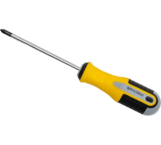 Изображение товара Отвертка FIT Старт, CrV сталь, 5х100 мм РН1 55174