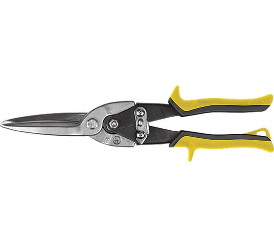 Изображение товара Ножницы по металлу FIT удлиненные CrV, прорезиненные ручки, прямые 290 мм 41530