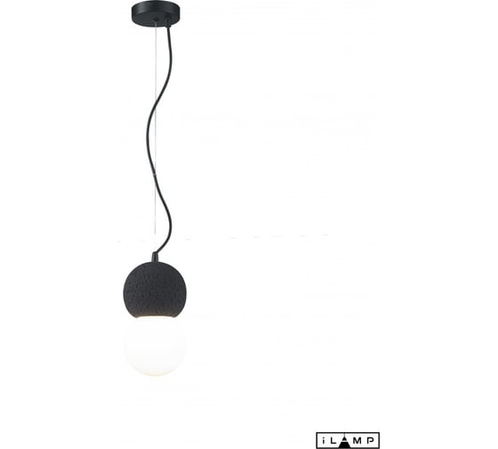 Изображение товара Подвесной светильник iLAMP FOXTROT 10694P/1-D100 BK-WH