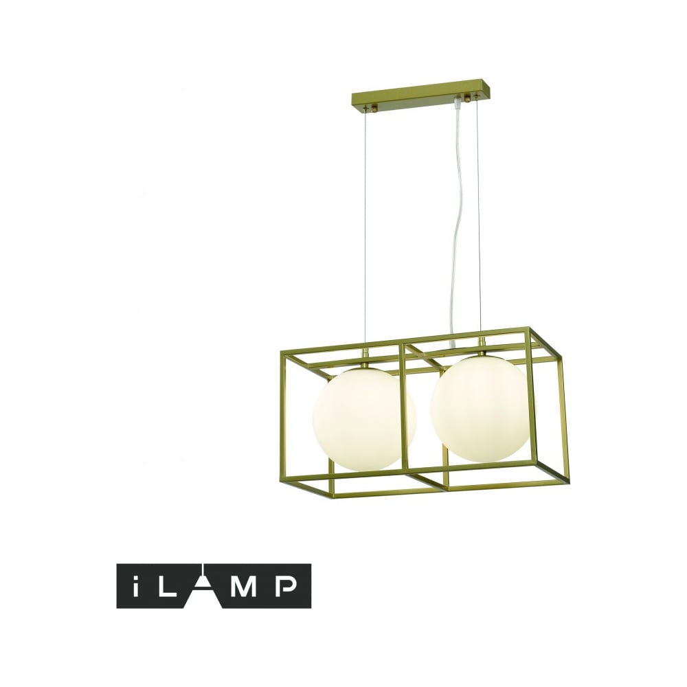 Изображение товара Подвесной светильник iLAMP GOLDEN P2484-2 GD