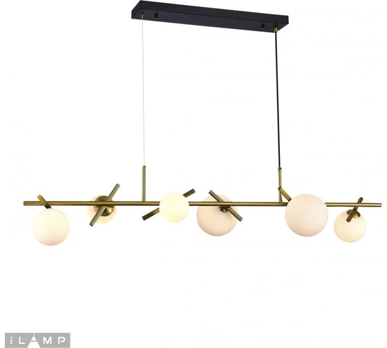 Изображение товара Подвесной светильник iLAMP Golden 2134-6L BR+MBK