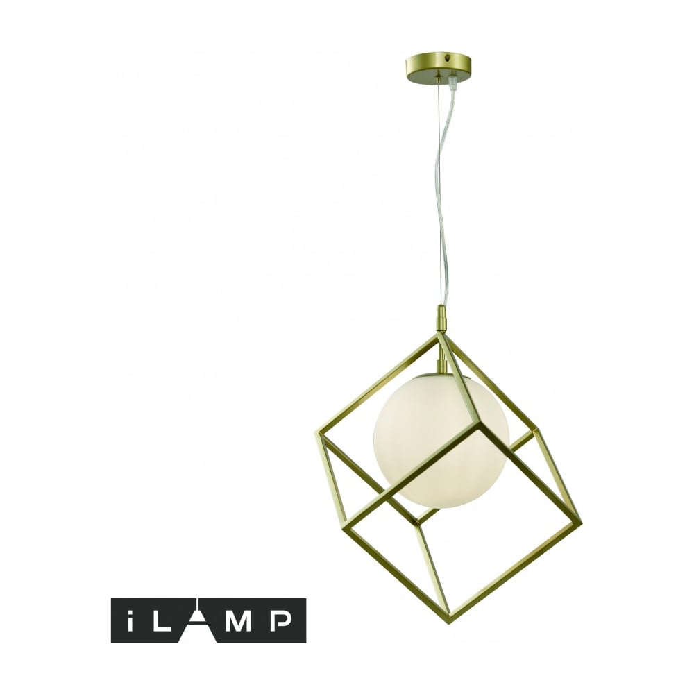 Изображение товара Подвесной светильник iLAMP GOLDEN P2483-1S GD 220V современный стиль