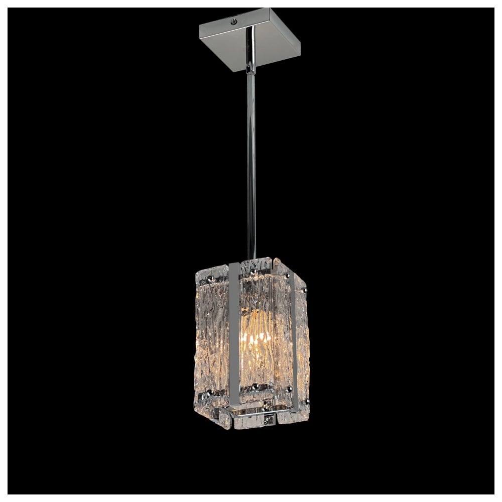 Изображение товара Подвесной светильник iLAMP Panorama P4688-1 CR в стиле модерн