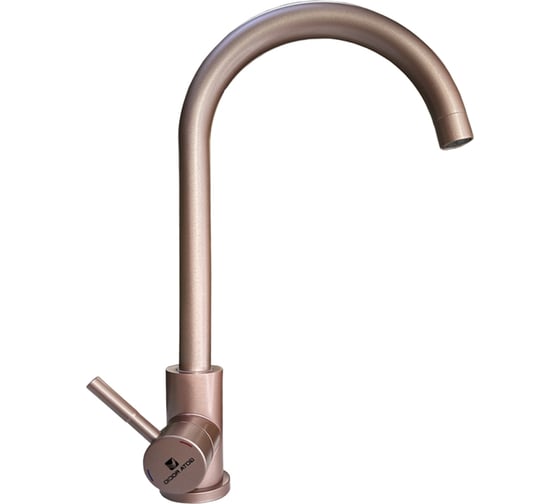 Изображение товара Смеситель для кухни Gota Rocio с высоким изливом Marismas 14412 розовое золото нержавеющая сталь 1/10 14412-GOTA