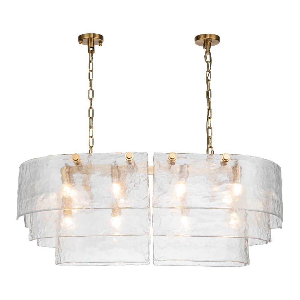 Изображение товара Подвесная люстра Belfasteon Erskine 22352-1000-12 GL CL стиль модерн 12 ламп