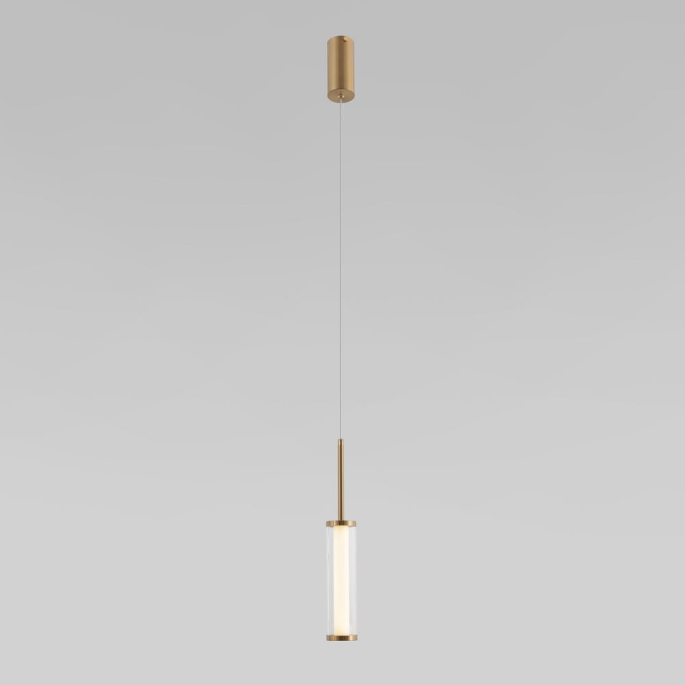 Изображение товара Подвесной светодиодный светильник Eurosvet Stark латунь 50386/1