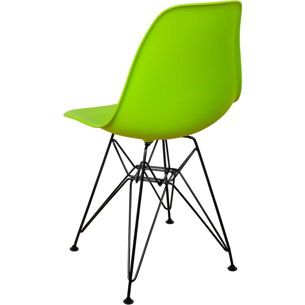 Изображение товара Комплект стульев пластиковых DERSTUHL 4 шт Black Eames, светло-зеленый