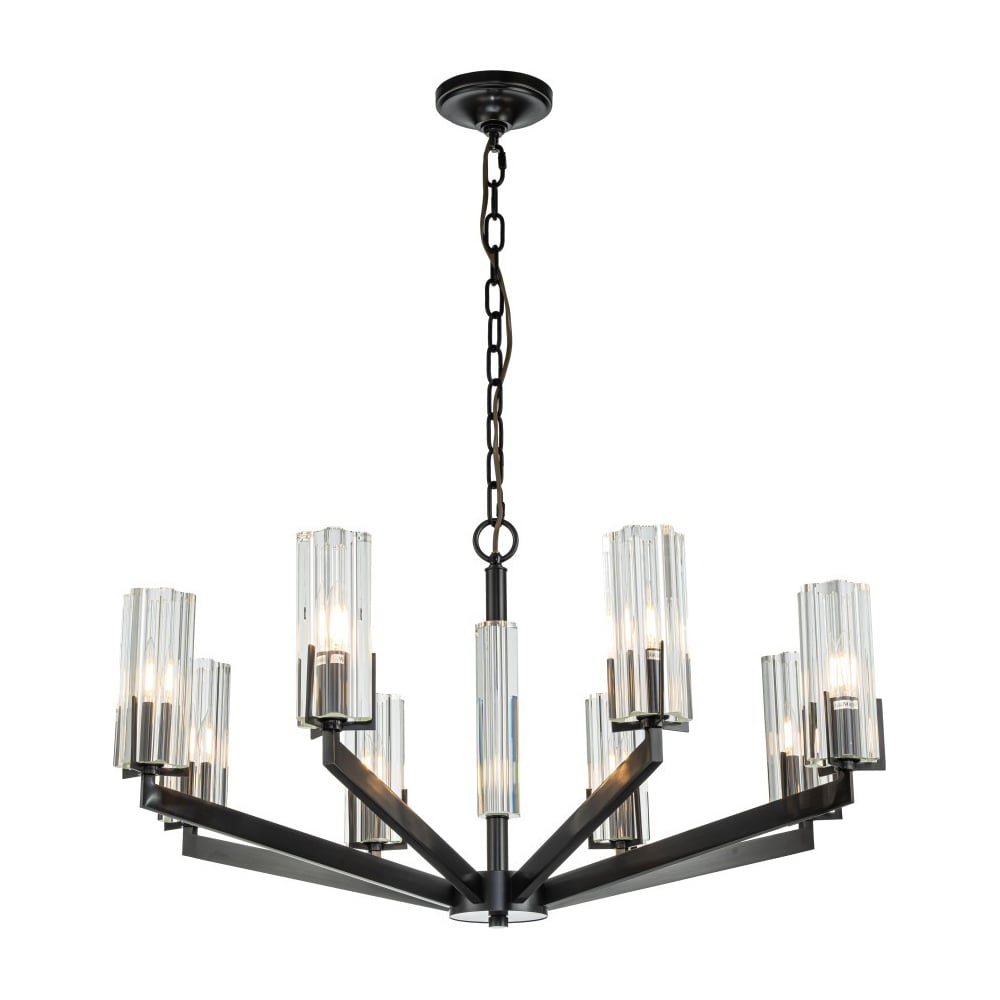 Изображение товара Подвесная люстра Belfasteon Malone 6035-8 BL CL с 8 лампами модерн стиль