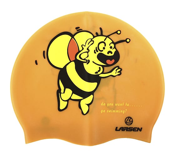 Изображение товара Шапочка плавательная Larsen CP50 (CP206), силикон, Пчелка 4690222043006