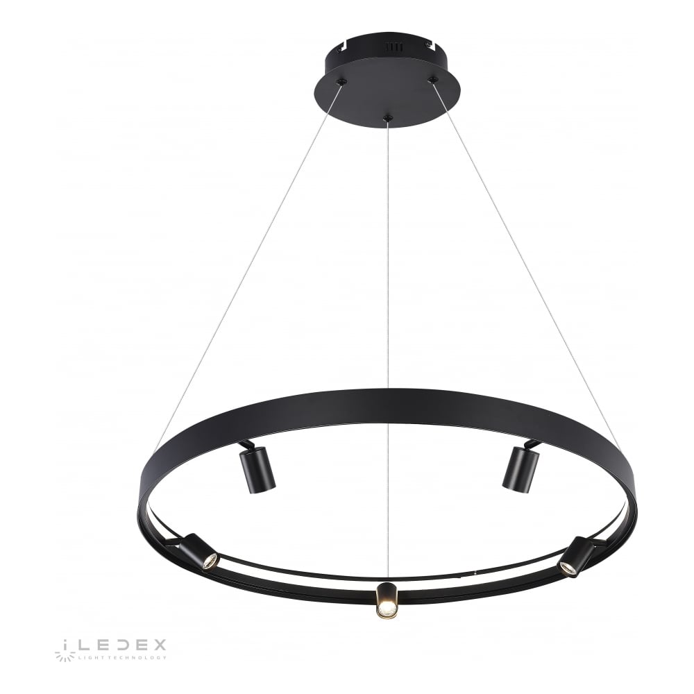 Изображение товара Подвесной светодиодный светильник iLEDEX Vision 2060-D800 BK с поворотным плафоном