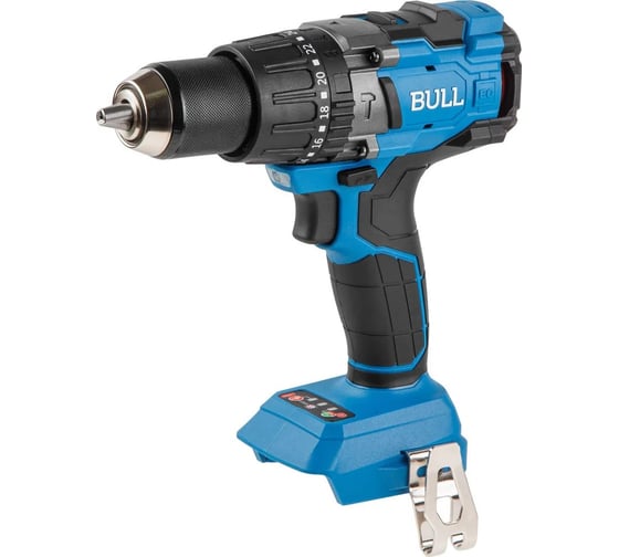 Изображение товара Аккумуляторная дрель-шуруповерт BULL SR 1805 в коробке SOLO бесщеточный, 18 В, 120 Н*м, БЗП(мет.) 13 мм 1329640