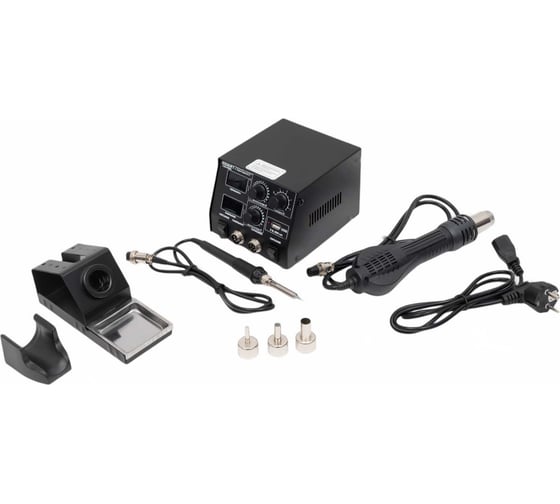 Изображение товара Паяльная станция Gigant с термофеном 500Вт GSS-868D