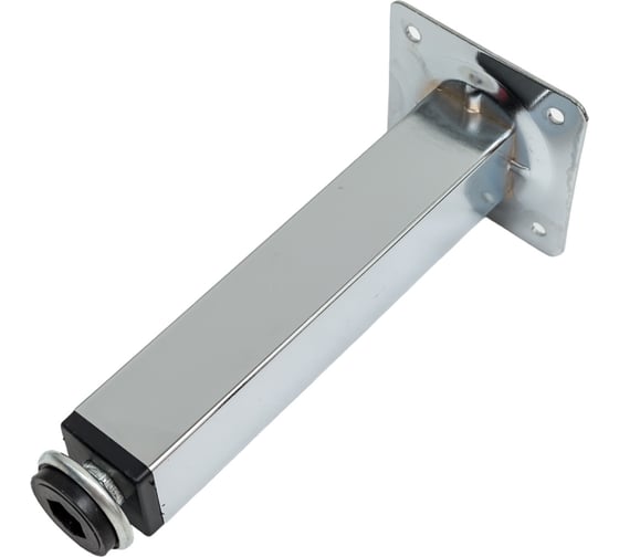 Изображение товара Ножка Tech-Krep 25х25х150 мм квадрат, метал, регулируемая, хром - накл. 127477