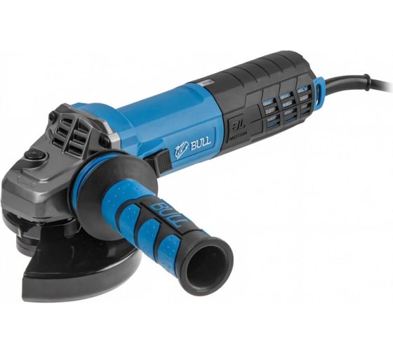 Изображение товара Одноручная углошлифмашина BULL WS 1217 в кор. бесщеточная, регулировка оборотов, 125 мм, 1600 Вт, плавный пуск, 4 м 1333485