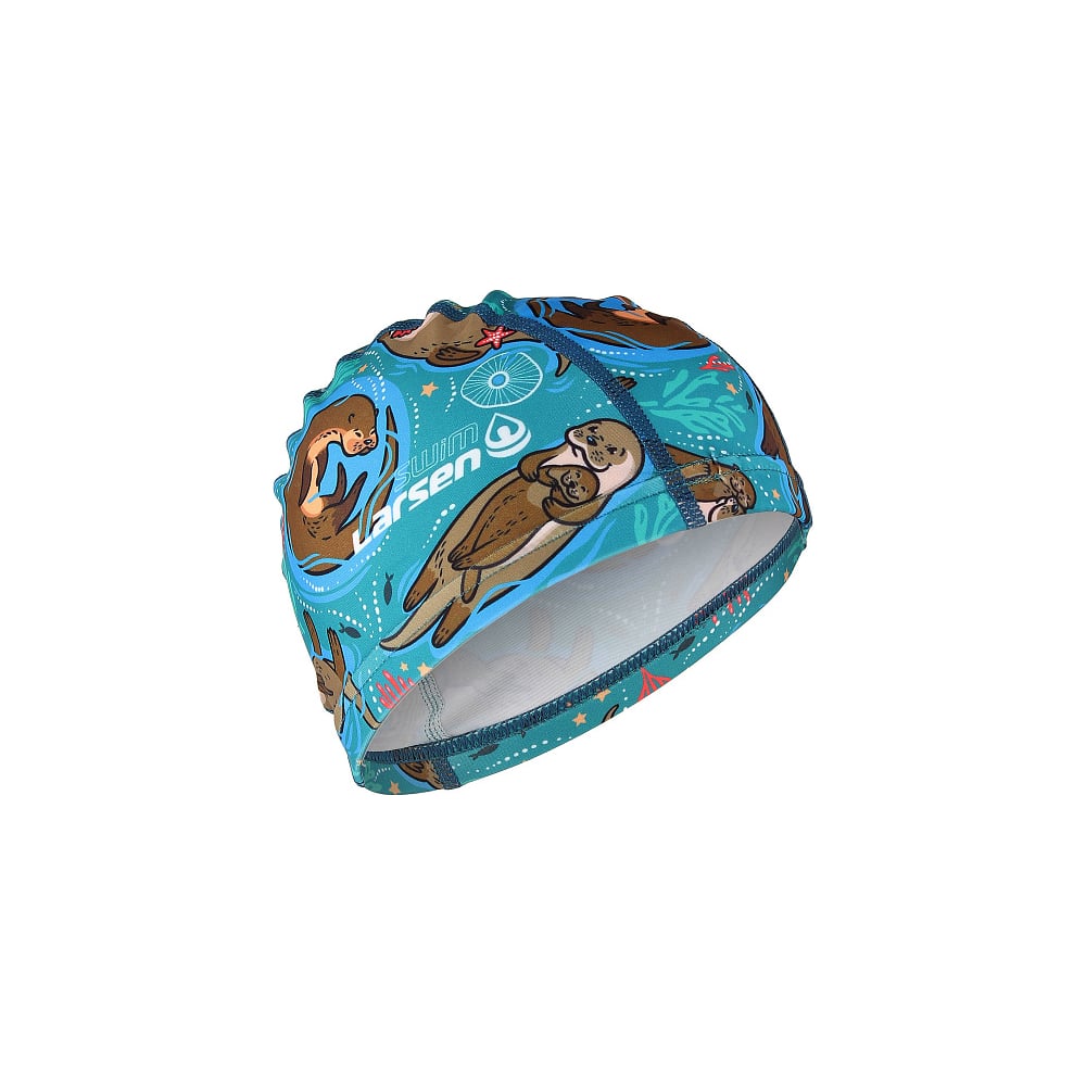 Изображение товара Шапочка плавательная детская Larsen LC105 лайкра для занятий плаванием