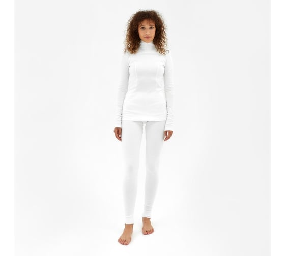 Изображение товара Комплект женский термо MINAKU лонгслив, лосины, цвет молочный, размер 54 6885419