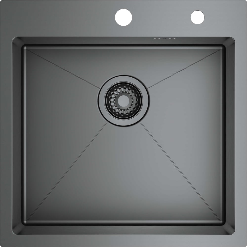 Изображение товара Профессиональная кухонная мойка RAGLO графит R700.5050.09 врезная