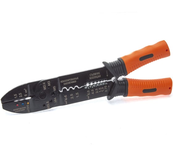 Изображение товара Кримпер для обжима наконечников и зачистки проводов Квалитет 00006691928