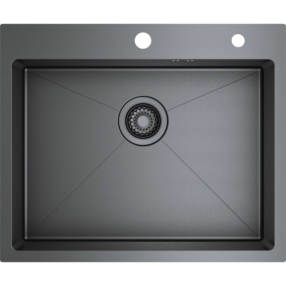 Изображение товара Кухонная мойка RAGLO графит врезная нержавеющая сталь 600 мм