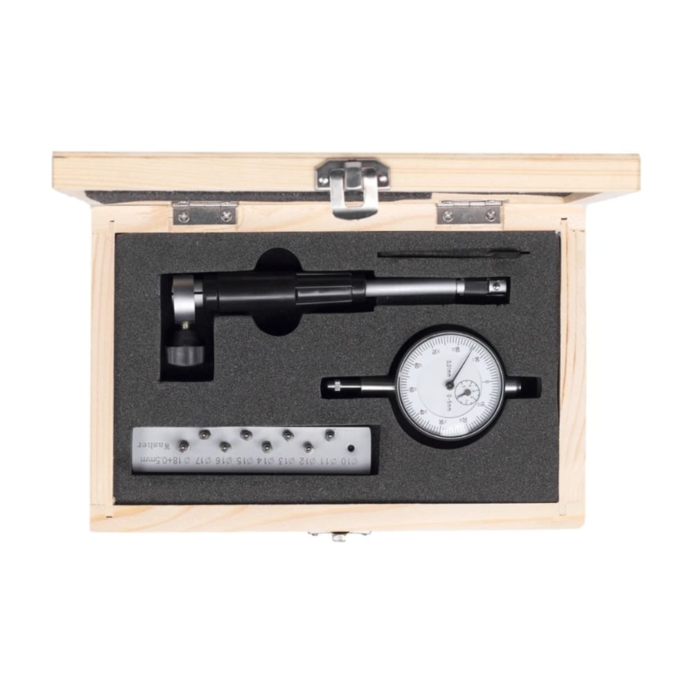 Изображение товара Нутромер индикаторный DAKSTOOLS НИ 10-18 мм 0.01 мм для точных измерений Изображение товара Нутромер индикаторный DAKSTOOLS НИ 10-18 мм 0.01 мм для точных измерений