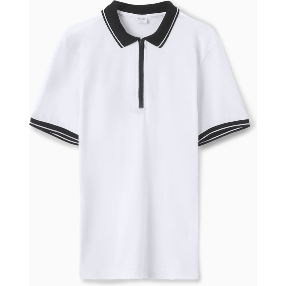 Изображение товара Мужская футболка-поло MINAKU Basic line белая размер 52 XL
