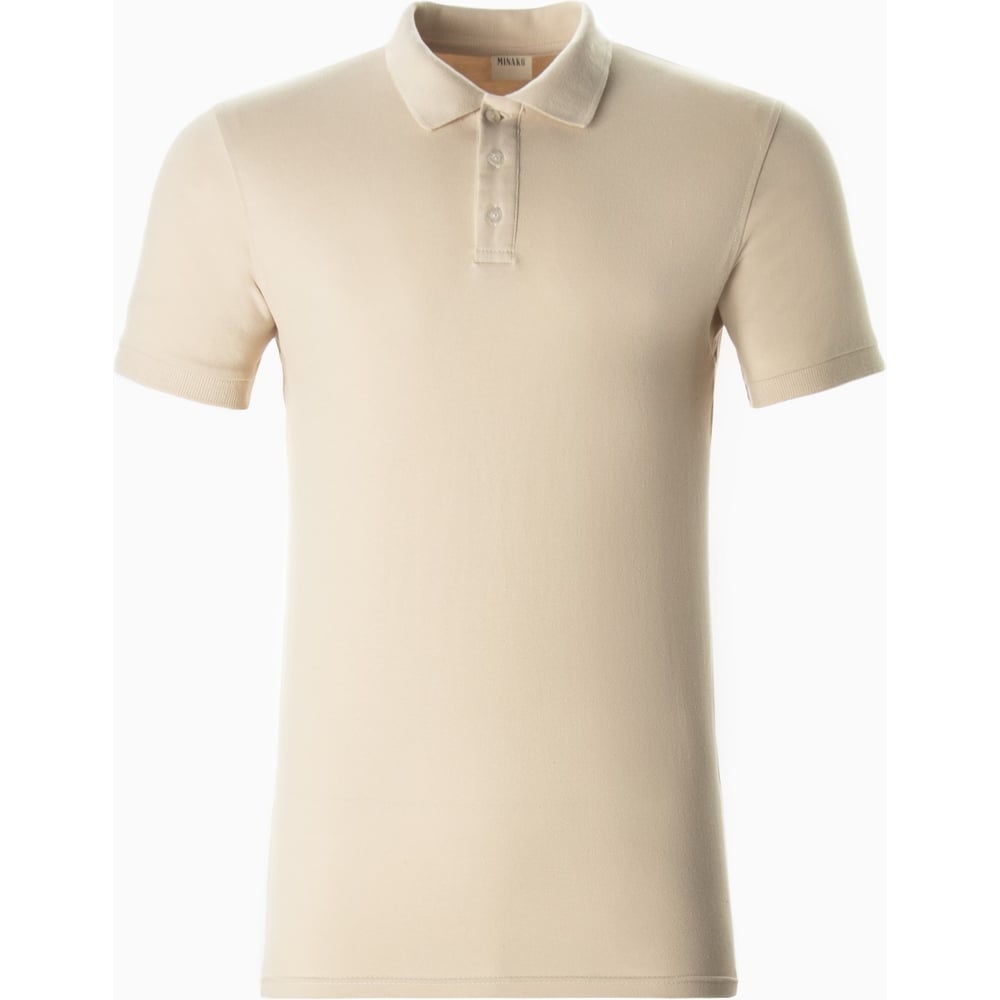 Изображение товара Футболка-поло мужская MINAKU Basic line бежевый р-р 44