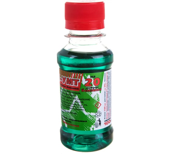 Изображение товара Усилитель моторного топлива (бензина) ТОТЕК УМТ на 20л, 0.1л UMT01020