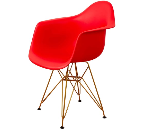 Изображение товара Стул-кресло из пластика DERSTUHL Gold Eames, красный DSL040.006