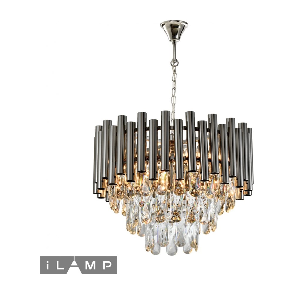 Изображение товара Подвесная люстра iLAMP SAVAGE P9510-4 NIC в стиле модерн на 4 лампы