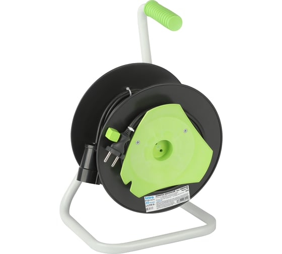 Изображение товара Удлинитель силовой Intro RP12002x0.75 на пластиковой катушке без заземления 1 розетка 20м ПВС 2x0.75 Б0060373