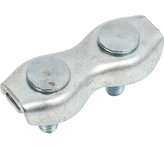 Изображение товара Зажим ЖЕСТЬ Duplex для троса 2 мм, 2 шт., европодвес УТ-00006124