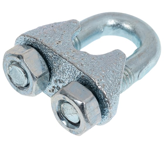 Изображение товара Зажим ЖЕСТЬ DIN 741, для троса 8 мм, 2 шт., европодвес УТ-00002273