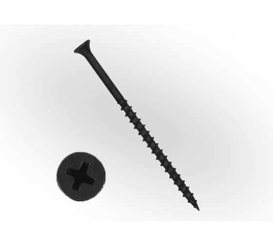 Изображение товара Саморез по дереву ЖЕСТЬ черный, (ГД) 3,5x19 мм, 40 шт., европодвес УТ-00003999