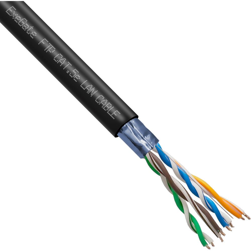 Изображение товара Кабель FTP ExeGate CU 4PR 24 AWG CAT5e 305 м внешний 256750