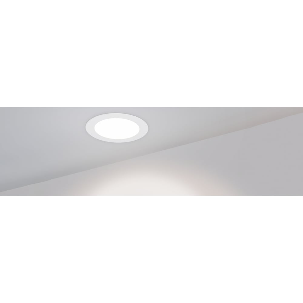 Светильник Arlight светильник встраиваемый светодиодный gauss backlight bl118 круглый 12 4 вт 3000 k алюминий акрил белый