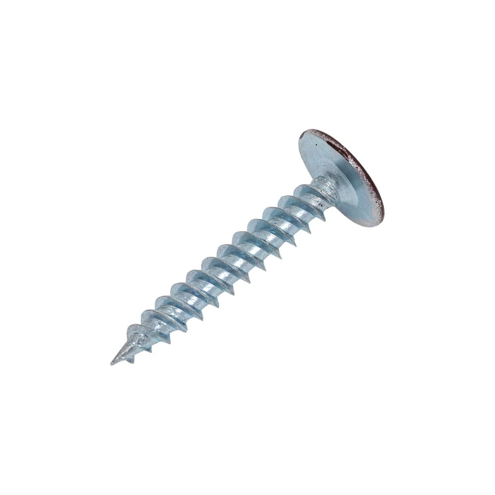 Изображение товара Саморез с прессшайбой ЖЕСТЬ острый 4,2x25 мм RAL8017, 16 шт., европодвес