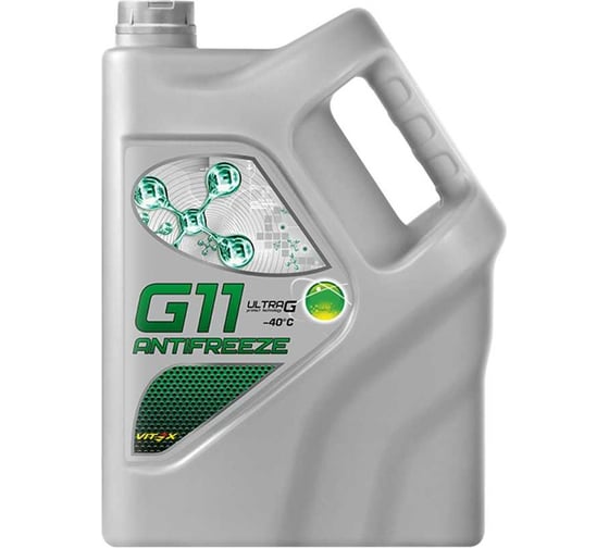 Изображение товара Антифриз VITEX Ultra -40град.C, G-11, зеленый, 10 кг v103905