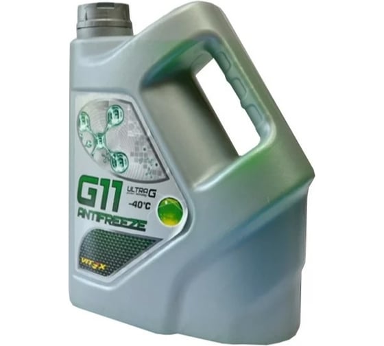 Изображение товара Антифриз VITEX Ultra -40град.C, G-11, зеленый, 5 кг v104204