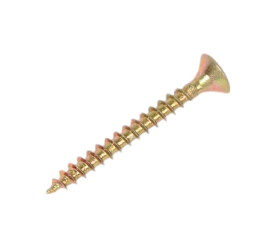 Изображение товара Саморез универсальный ЖЕСТЬ желтый цинк, 4x35 мм, 200 шт., контейнер 280 мл УТ-00005726