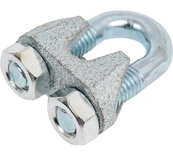 Изображение товара Зажим ЖЕСТЬ DIN 741, для троса 10 мм, 2 шт., европодвес УТ-00002268