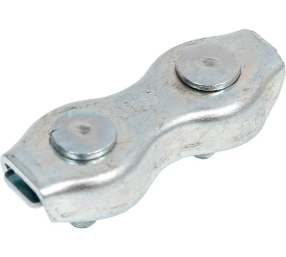 Изображение товара Зажим ЖЕСТЬ Duplex для троса 3 мм, 2 шт., европодвес УТ-00006024