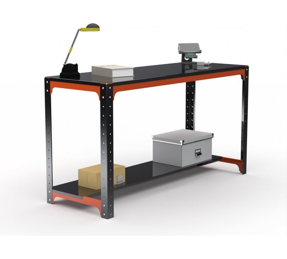 Изображение товара Стол металлический ООО Металекс серия KIT 750x1500x600 мм, одна полка, ОЧ 201180