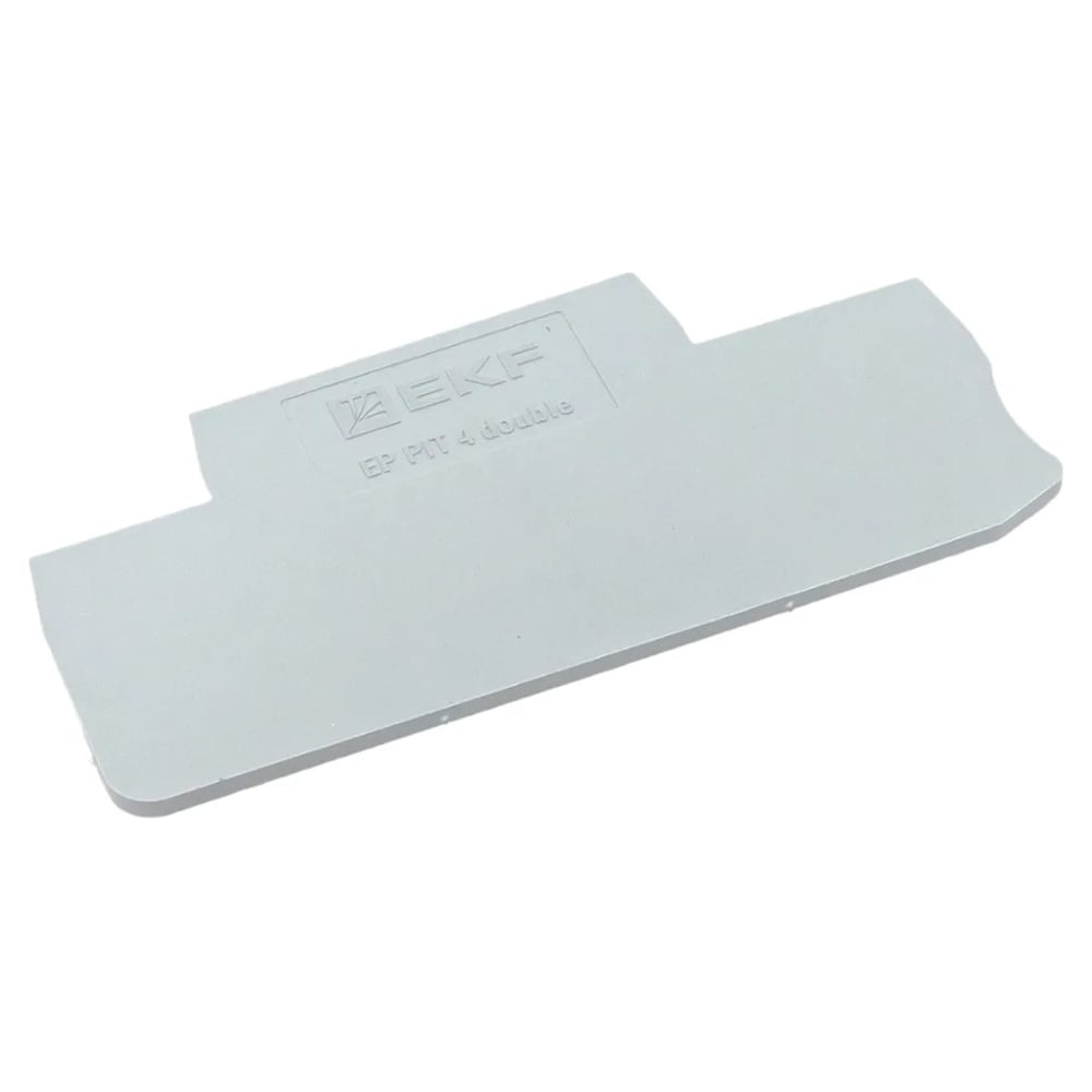 Изображение товара Заглушка пружинная двухуровневая для 4 Push-in EKF серая EP-PIT-4-double