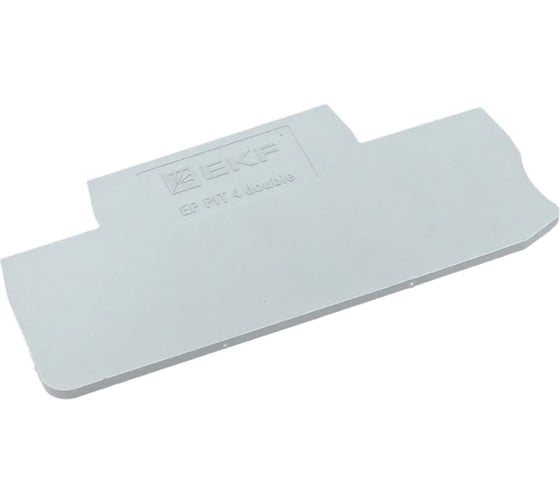 Изображение товара Заглушка пружинная двухуровневая для 4 Push-in EKF серая EP-PIT-4-double