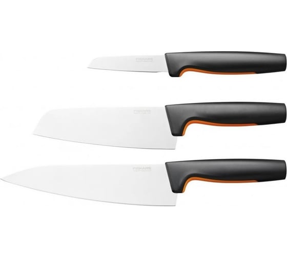 Изображение товара Набор ножей FISKARS 3 шт., пластиковый блок FF 1057555