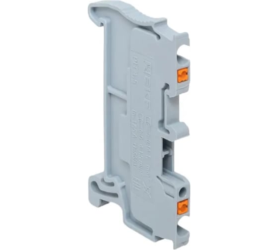 Изображение товара Клеммная колодка пружинная EKF 1,5 Push-in серая PIT-1,5